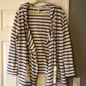 Women’s Matilda Jane blue & white cardigan